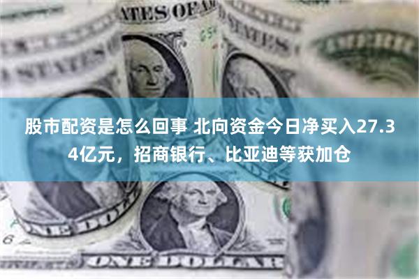 股市配资是怎么回事 北向资金今日净买入27.34亿元，招商银行、比亚迪等获加仓